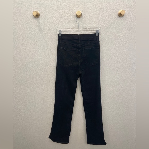 3x1 Adeline Split Flare High Rise Black Jeans - Picture 3 of 10